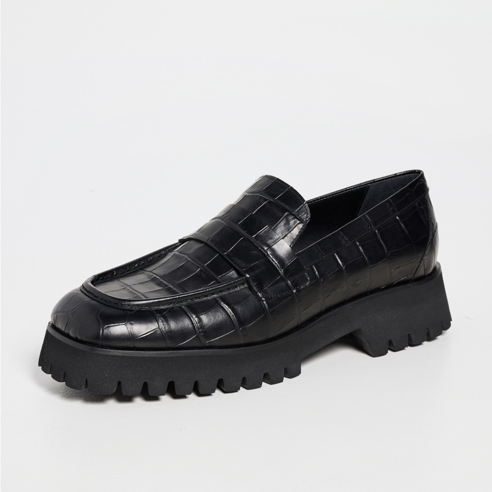 Frēda Salvador Hana Lug Sole Penny Loafer